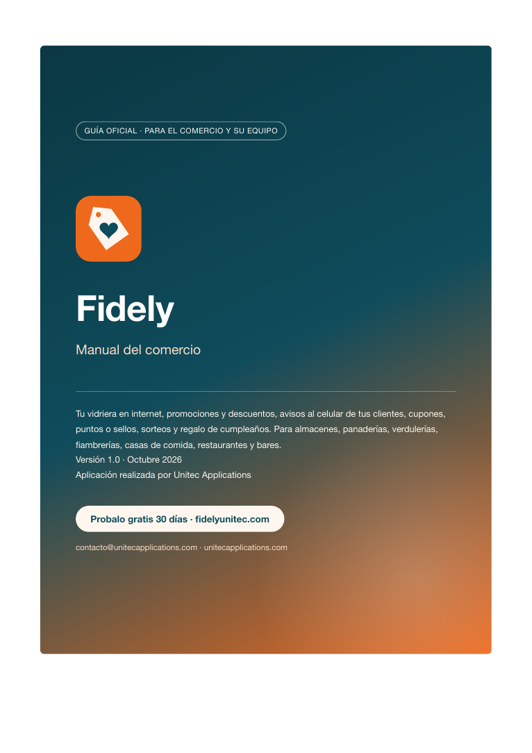 Portada del manual de Fidely