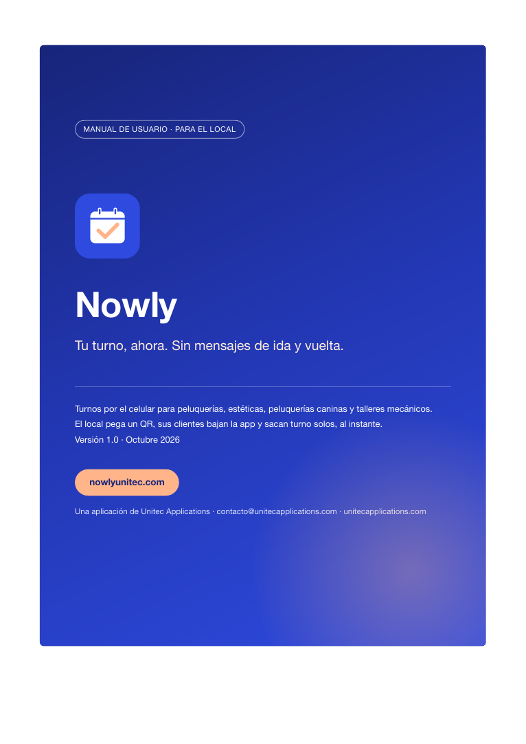 Portada del manual de Nowly