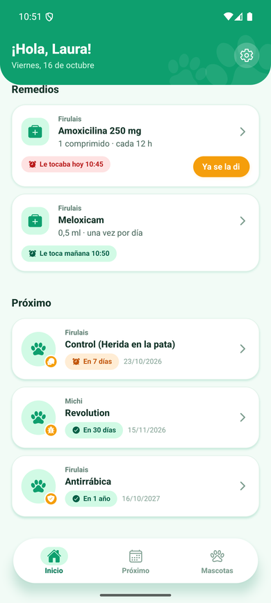 Remedios con aviso en cada toma