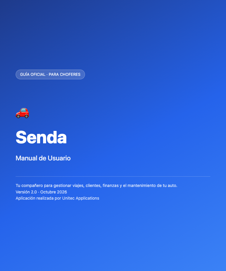 Portada del manual de Senda